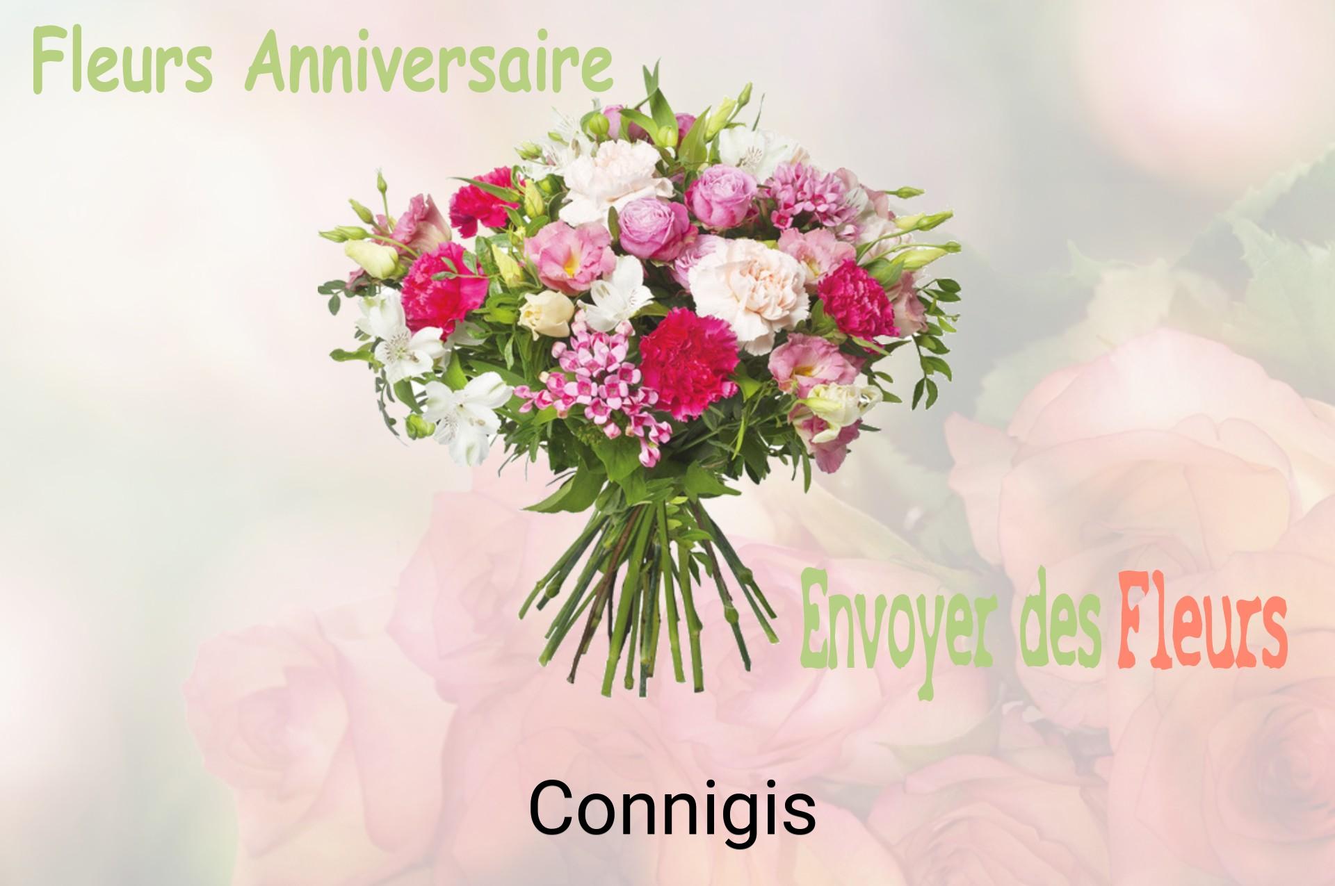 Bouquet de fleurs d’anniversaire livré à Connigis
